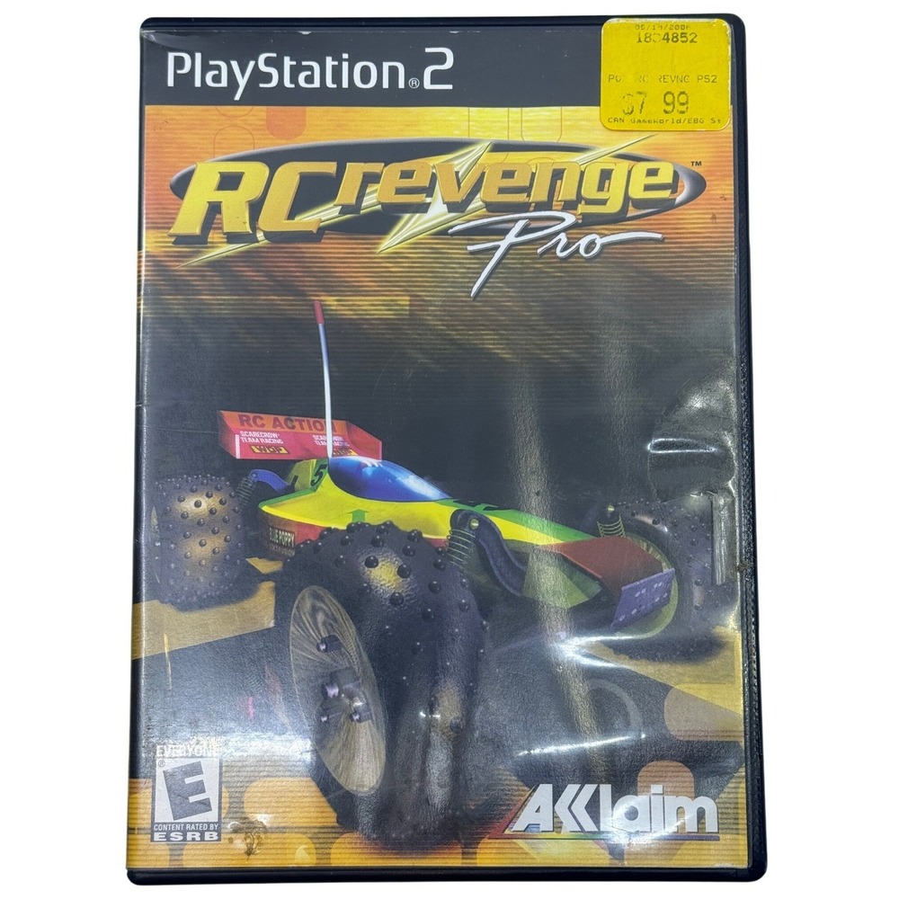 RC Revenge Pro Sony PlayStation 2 PS2 2002 Racing Game Acclaim SLUS 20153